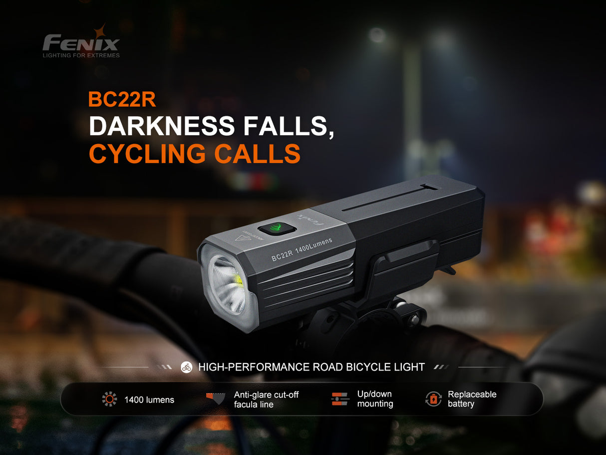 Fenix - Bike Light BC22R (1400 lumens)