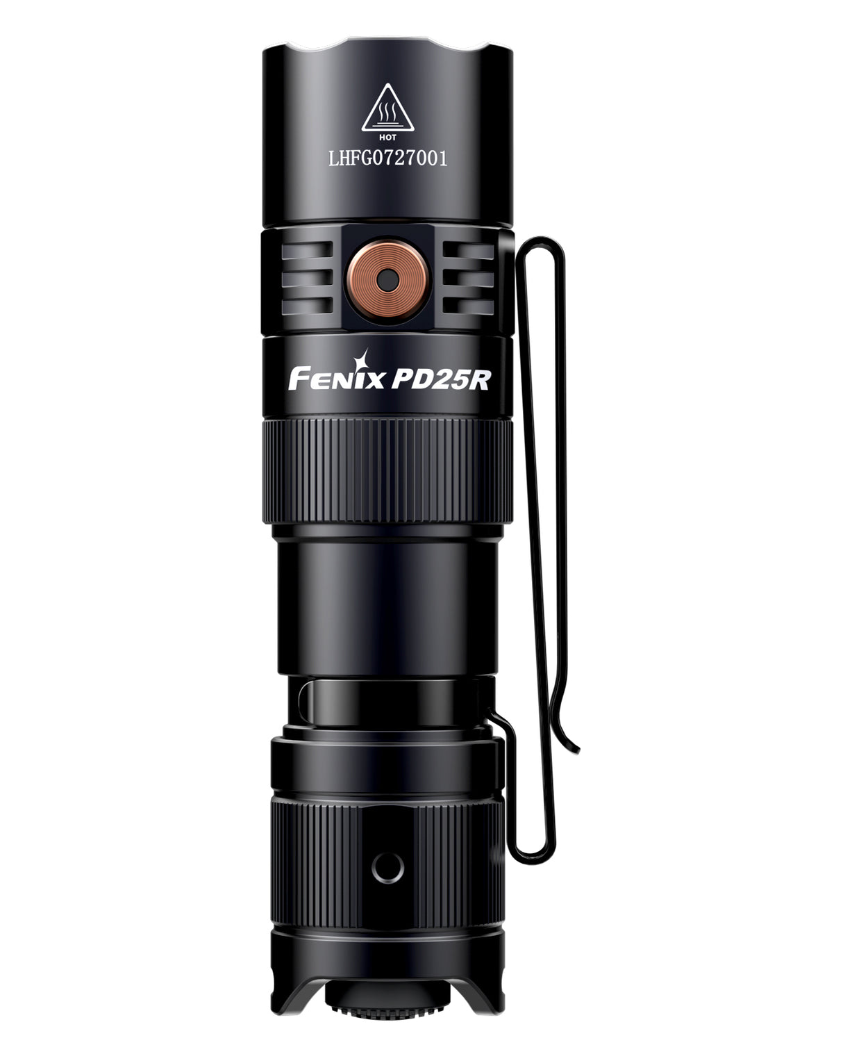 Fenix - Flashlight PD25R, Black