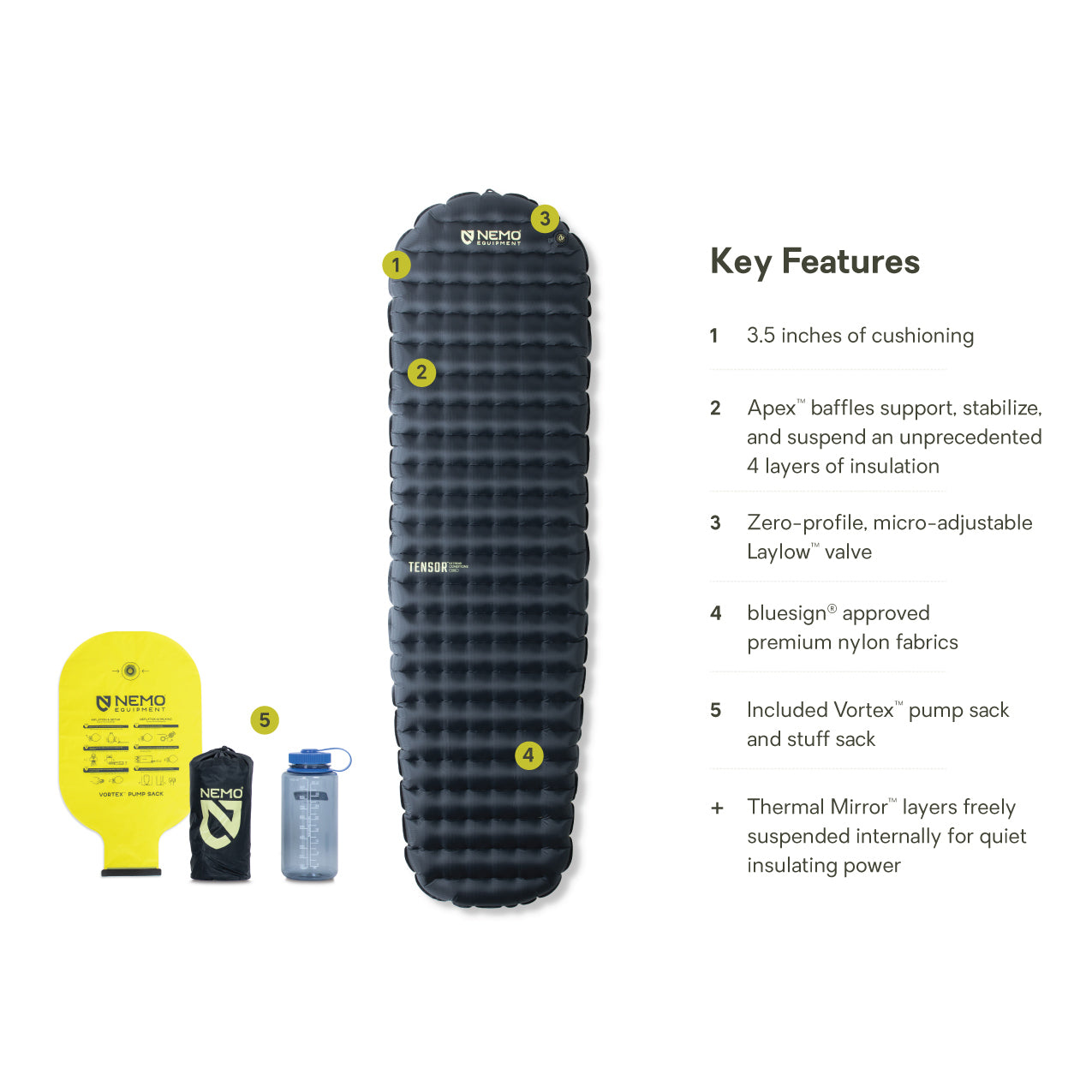 Nemo sleeping pad - Tensor Extreme Regular mummy
