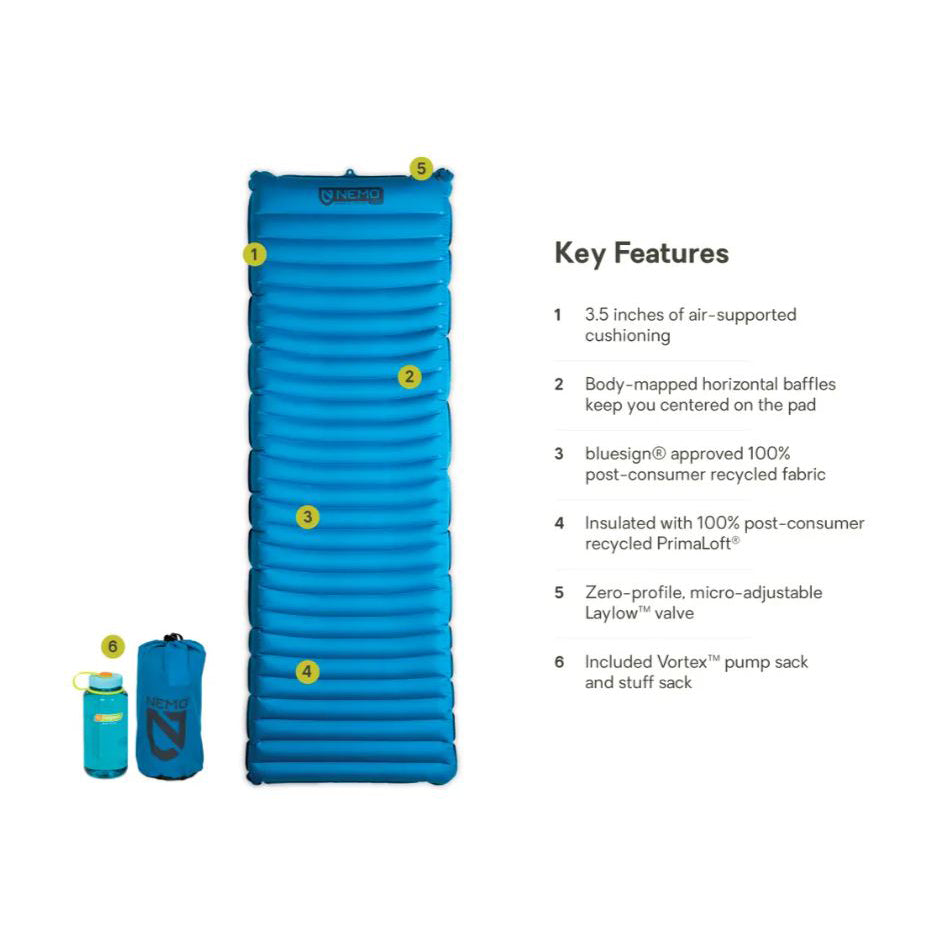 Nemo Sleeping Pad - Quasar 3D Insulated Long Wide