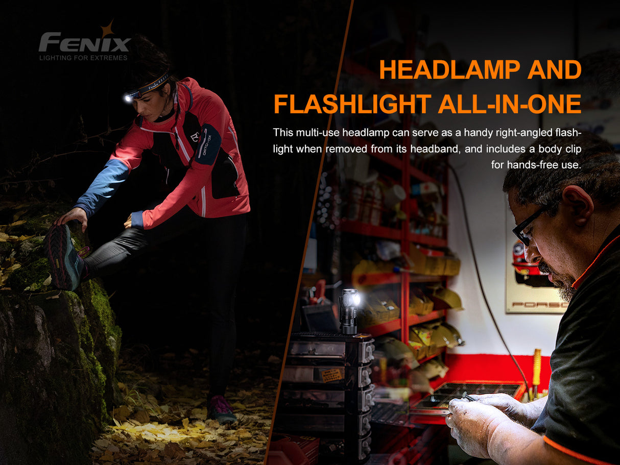 Fenix - Headlamp HM50R V2.0 (700 lumens), black