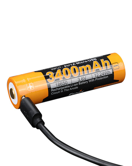 Fenix - Battery 18650 3400mAh Rechargeable