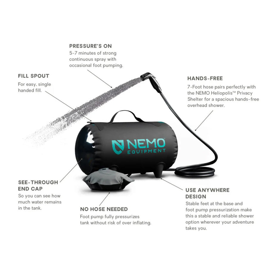 Nemo Helio Pressure Shower