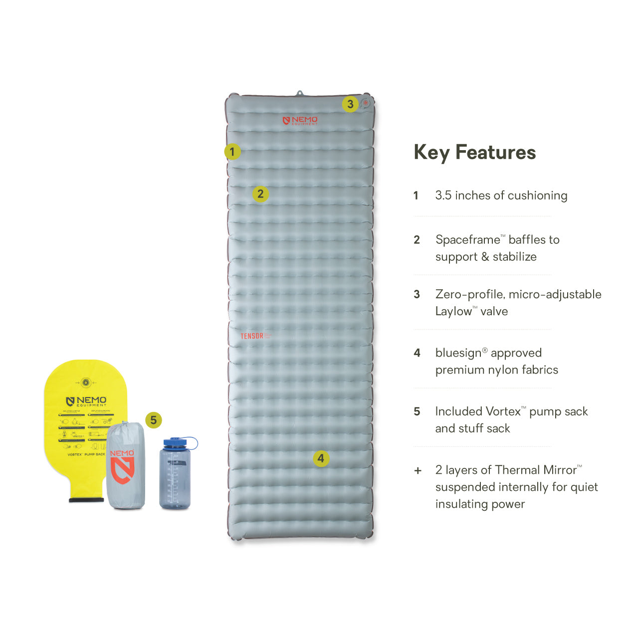 Nemo sleeping pad - Tensor All-Season Long Wide