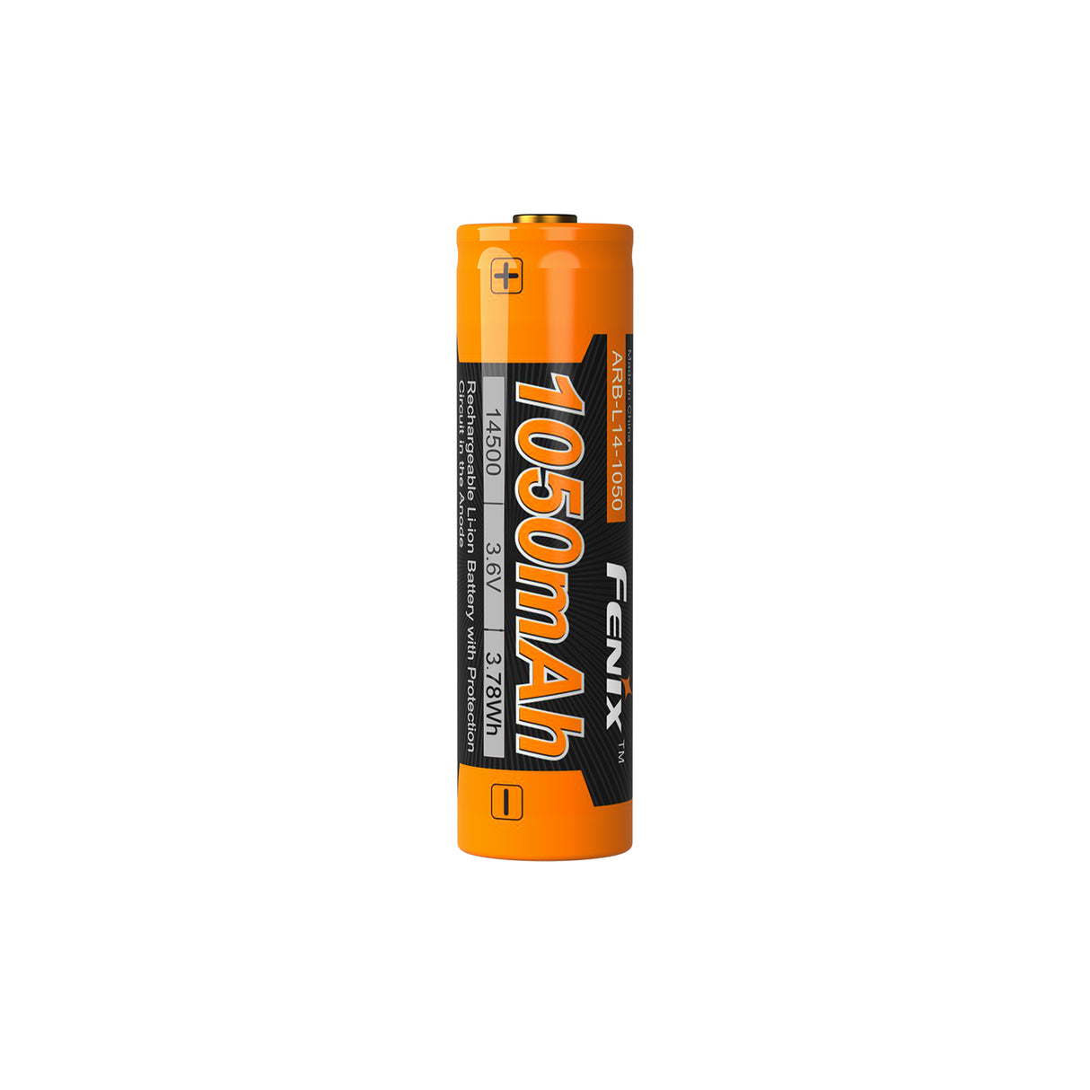 Fenix - Battery 14500 1050mAh Rechargeable 3.6V