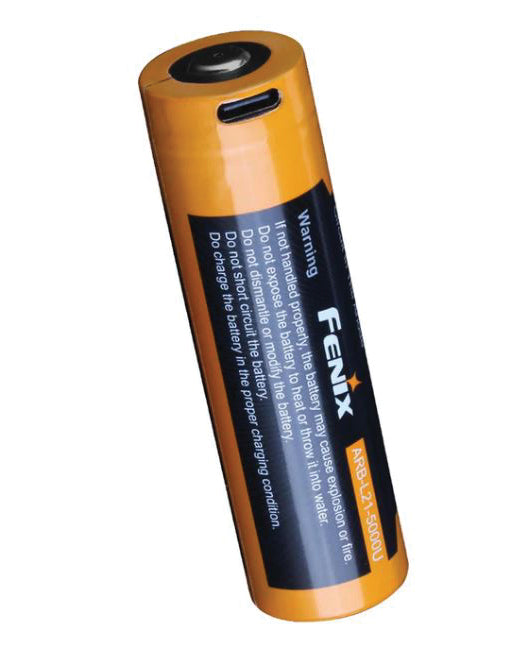 Fenix - Battery 21700 5000mAh Type-C USB Rechargeable