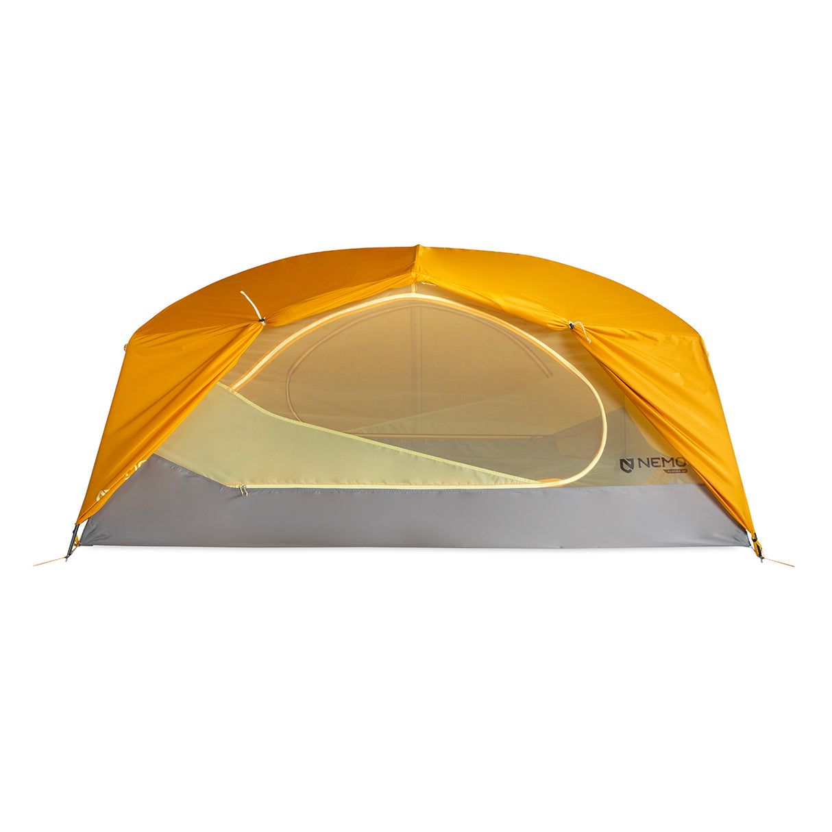Nemo Tent -  Aurora 2P (Mango/Fog) & footprint