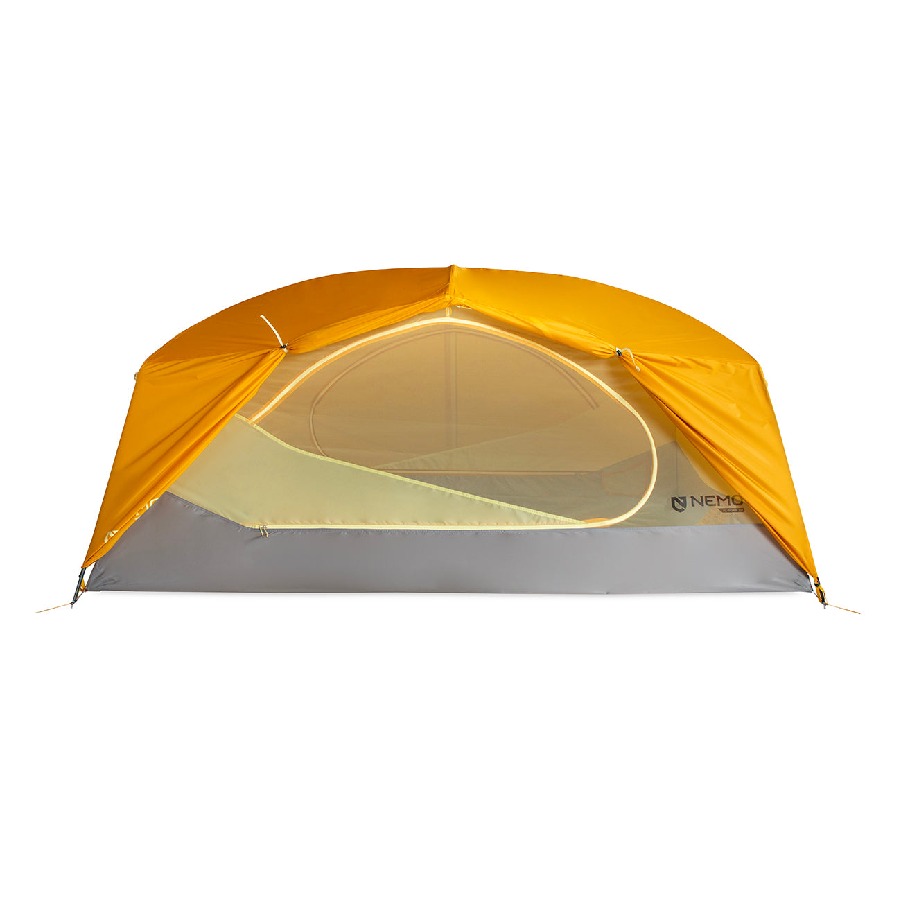 Nemo Tent -  Aurora 2P (Mango/Fog) & footprint