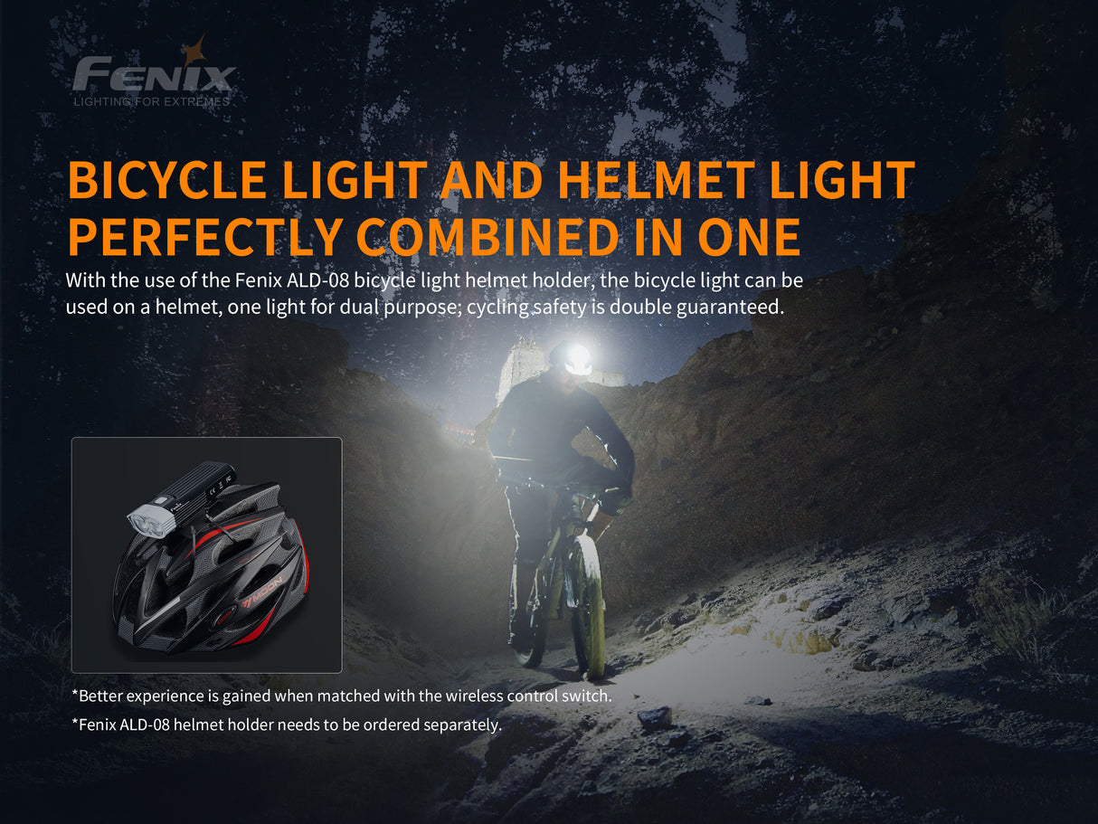 Fenix - Bike Light BC30 V2.0 (2,200 lumens), black