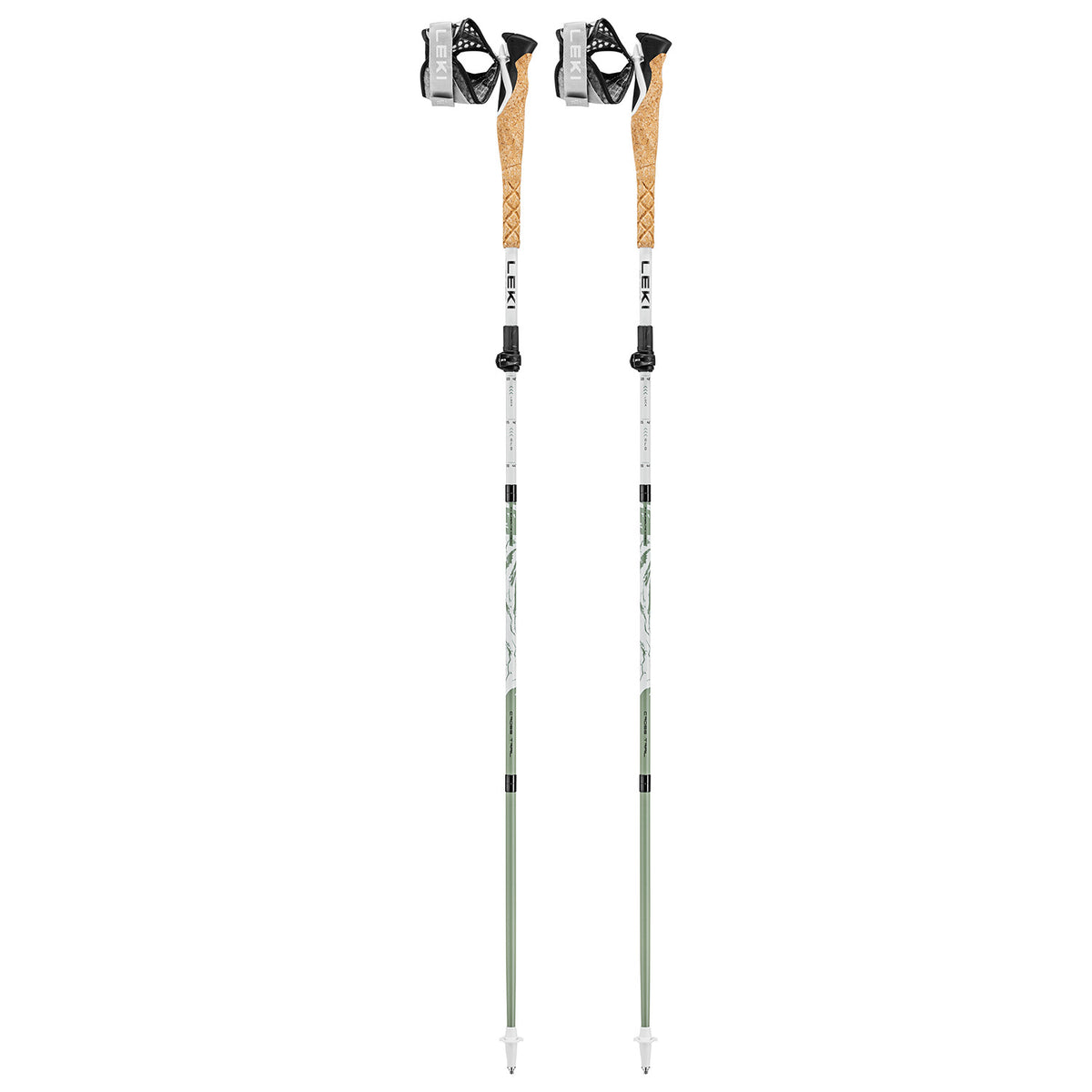 Leki Cross Trail FX Superlite, white-envy-black