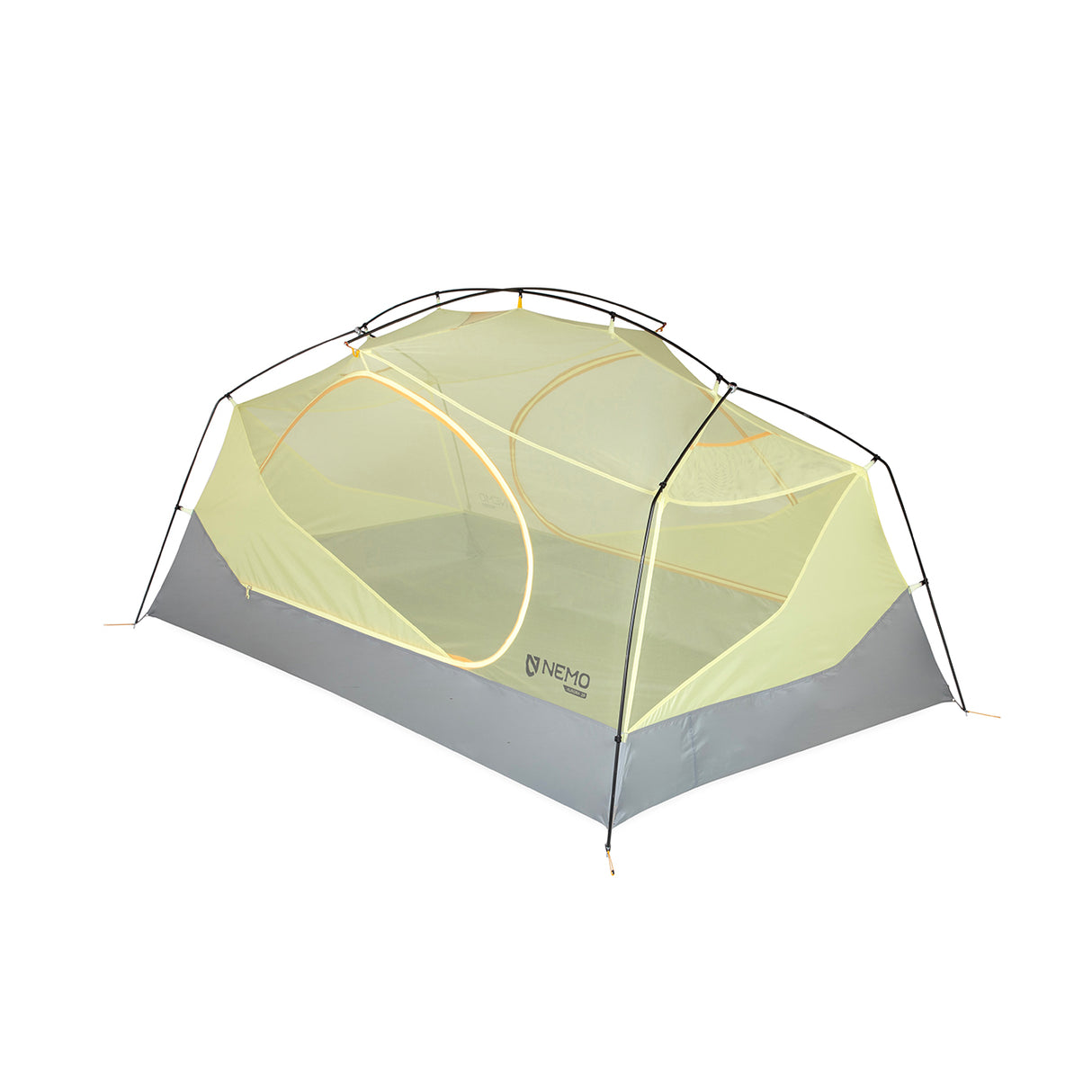 Nemo Tent -  Aurora 2P (Mango/Fog) & footprint