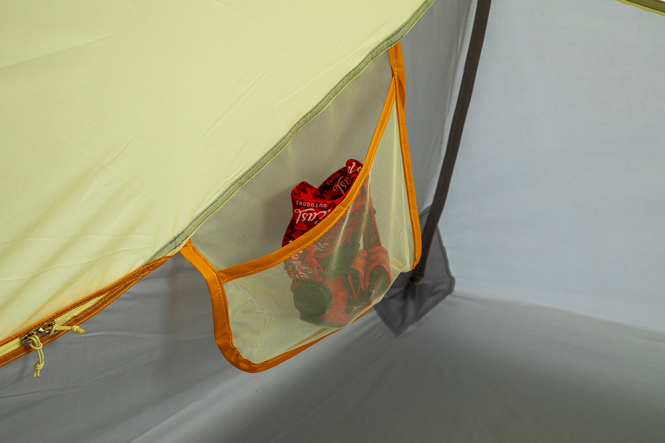 Nemo Tent -  Aurora 2P (Mango/Fog) & footprint