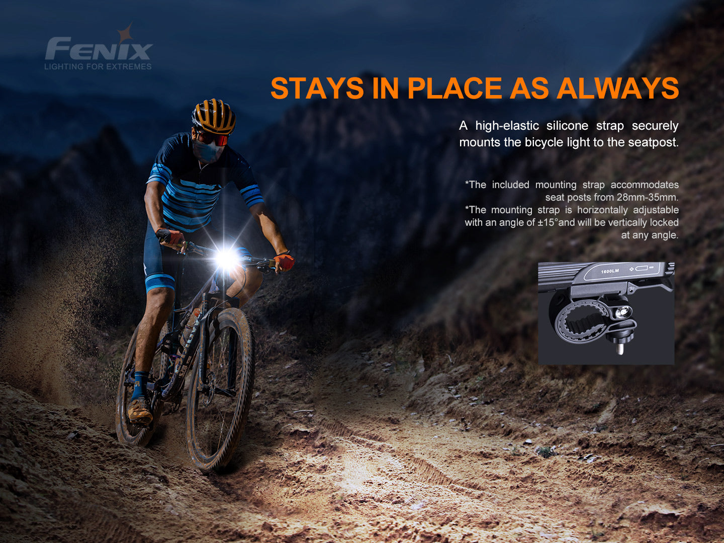 Fenix - Bike Light BC26R (1600 lumens)
