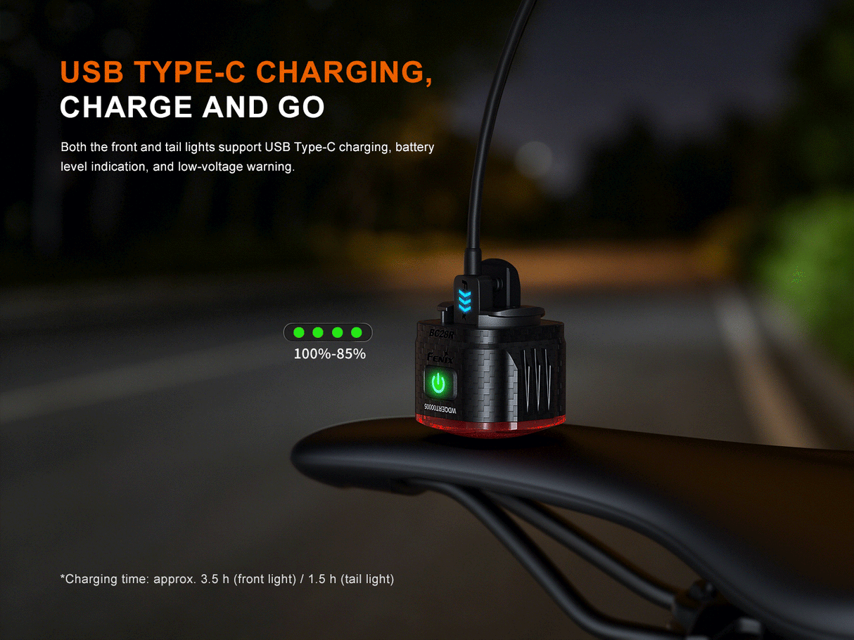 Fenix - Bike Light BC28R, black