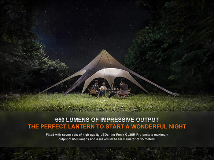 Fenix - Lantern CL26 Pro (650 lumens), olive