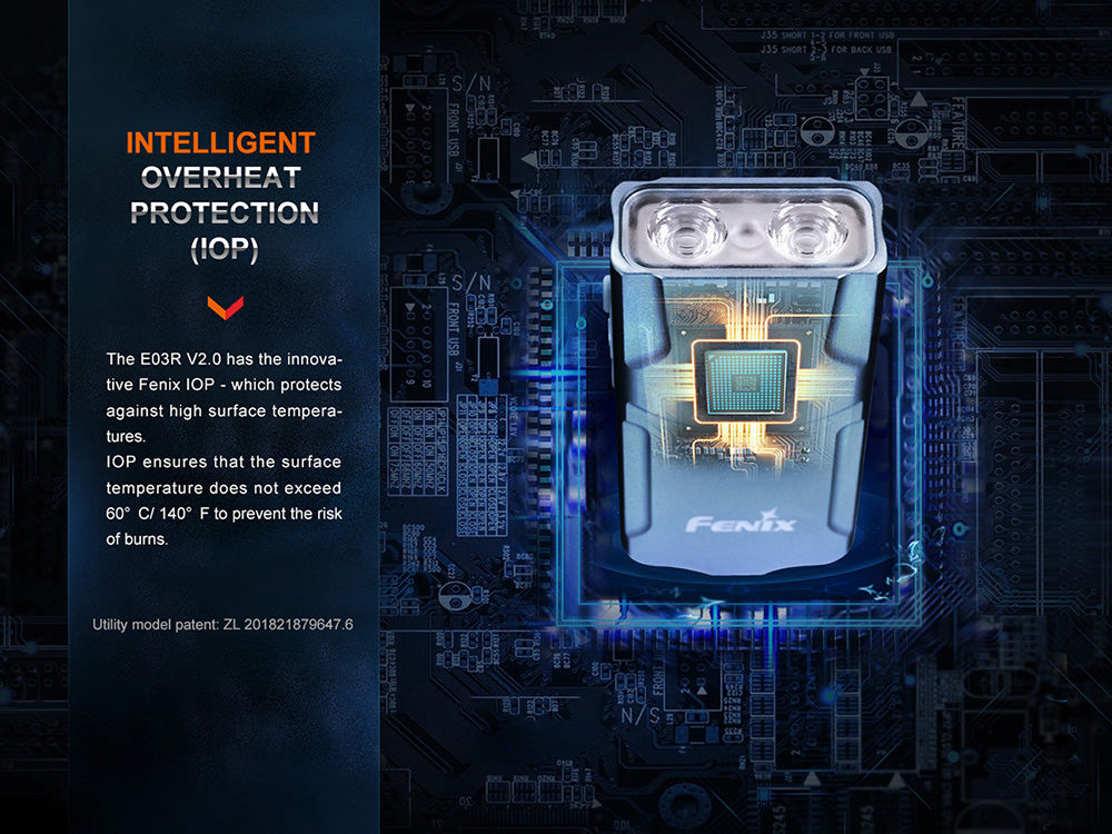 Fenix - Flashlight E03R (500 lumens)