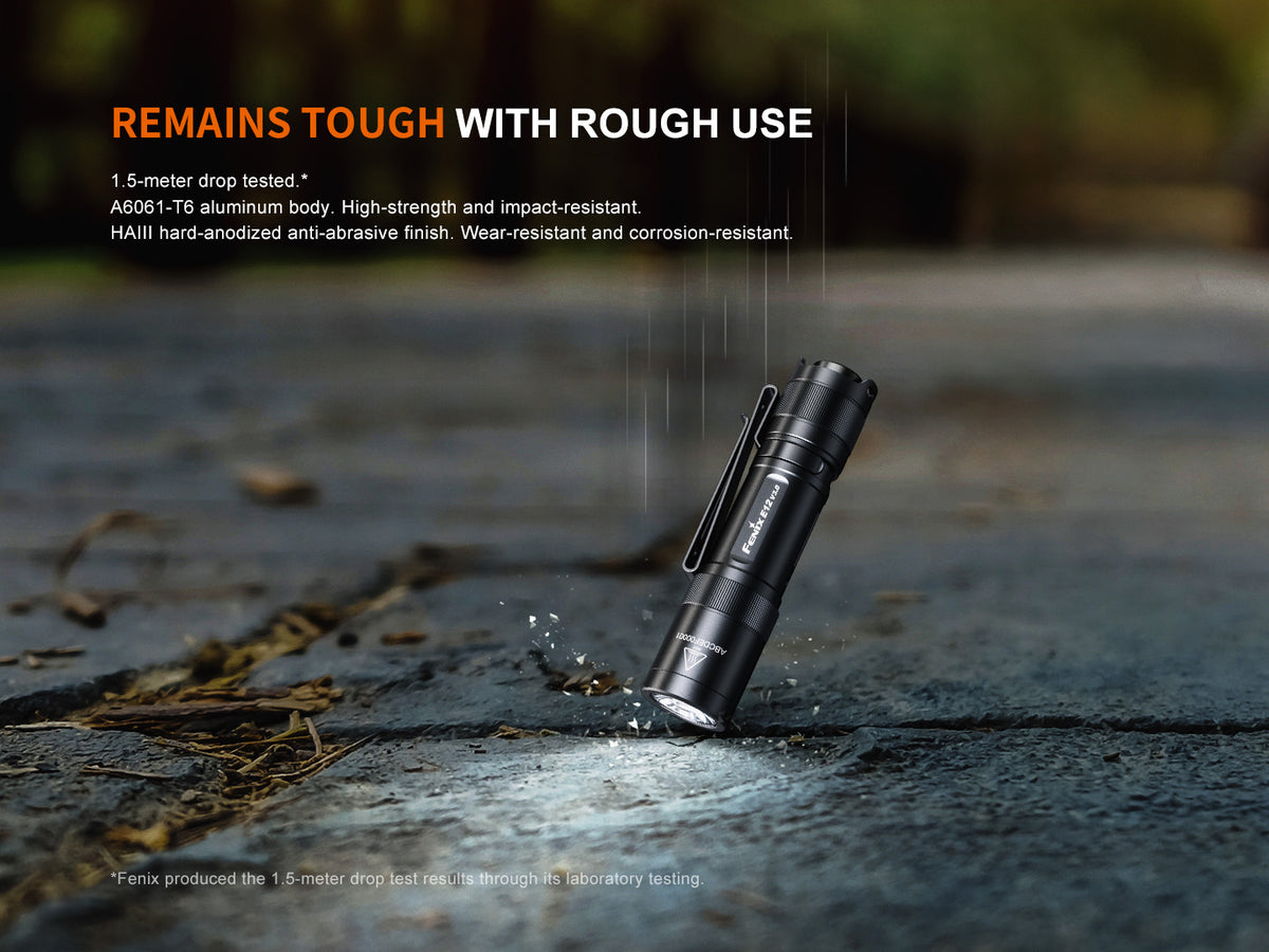 Fenix - Flashlight E12 V3.0, Black