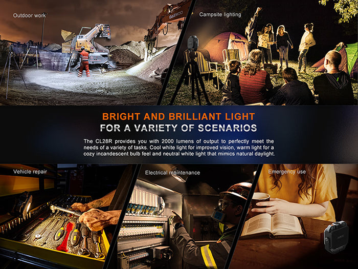 Fenix - Lantern CL28R (2000 lumens), black