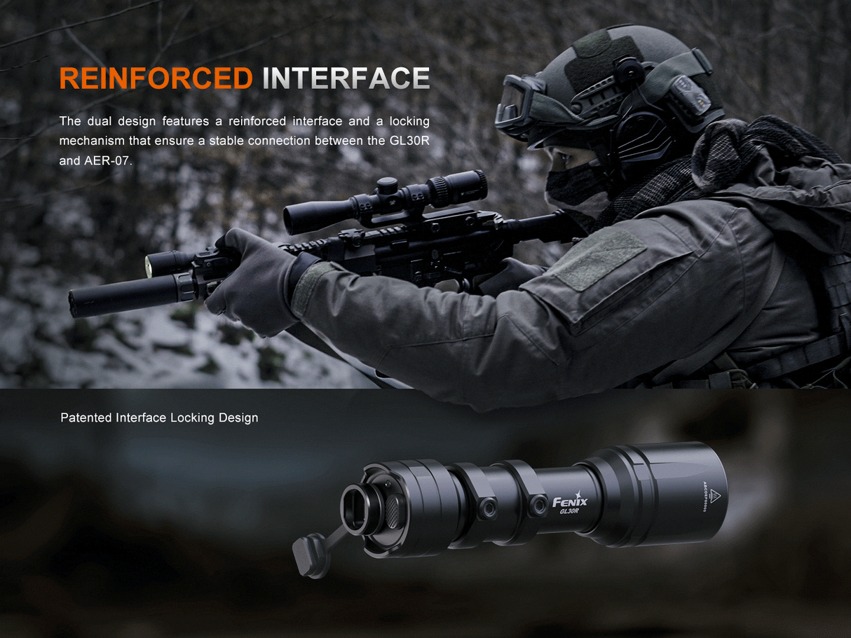 Fenix - Tactical Light GL30R, Black
