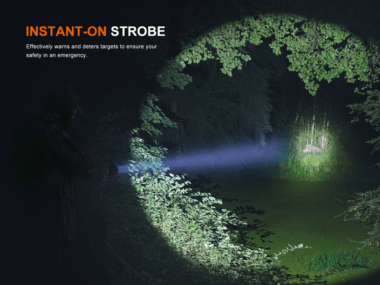 Fenix - Flashlight HT18R V2.0, Black