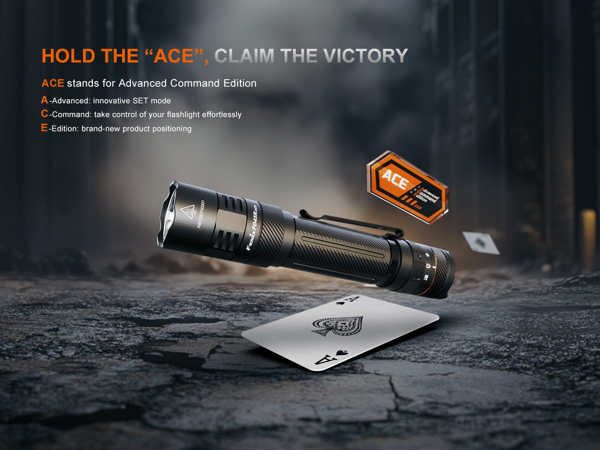 Fenix - Flashlight PD45R ACE, Black
