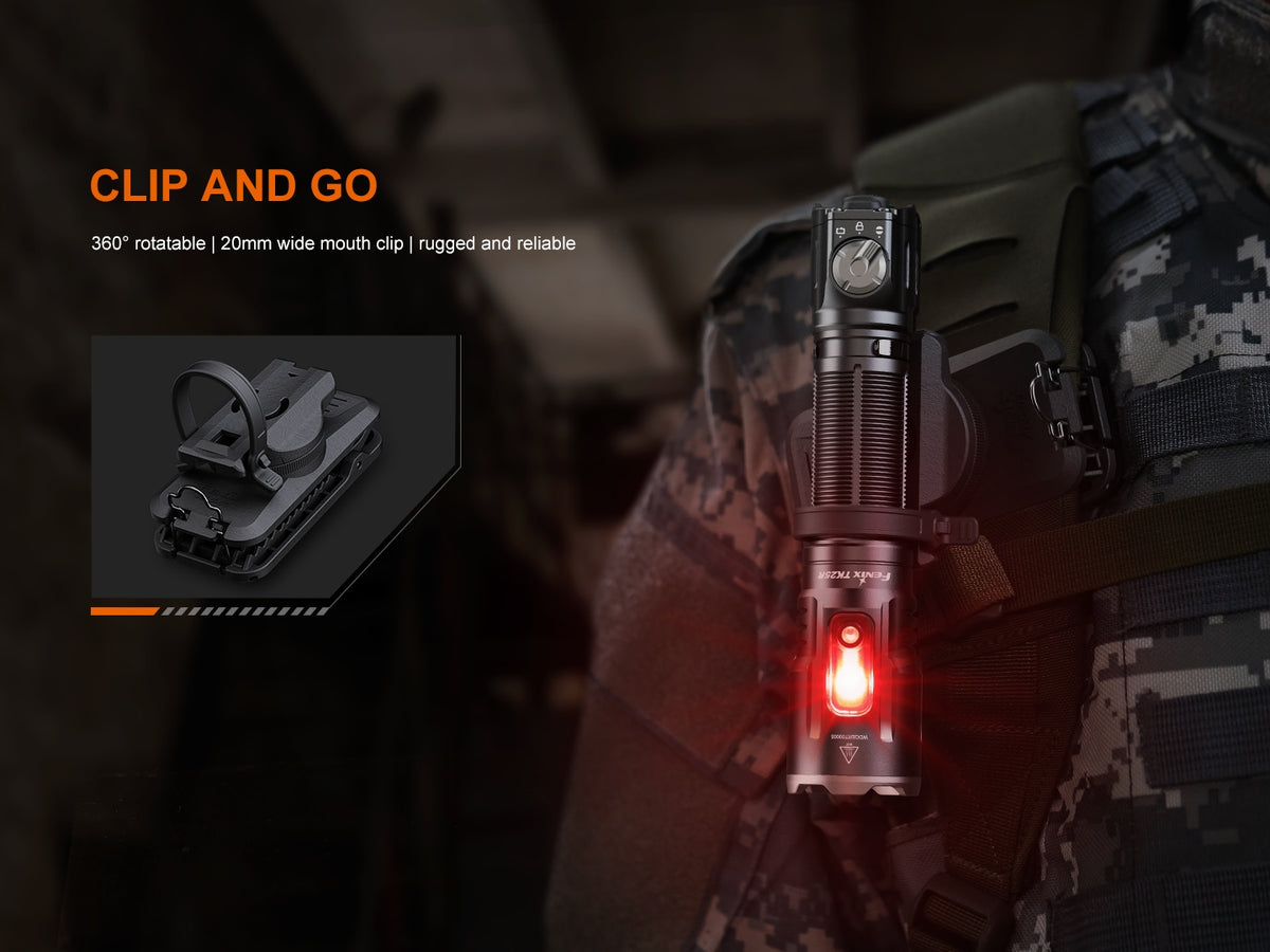 Fenix - Flashlight TK25R, Black