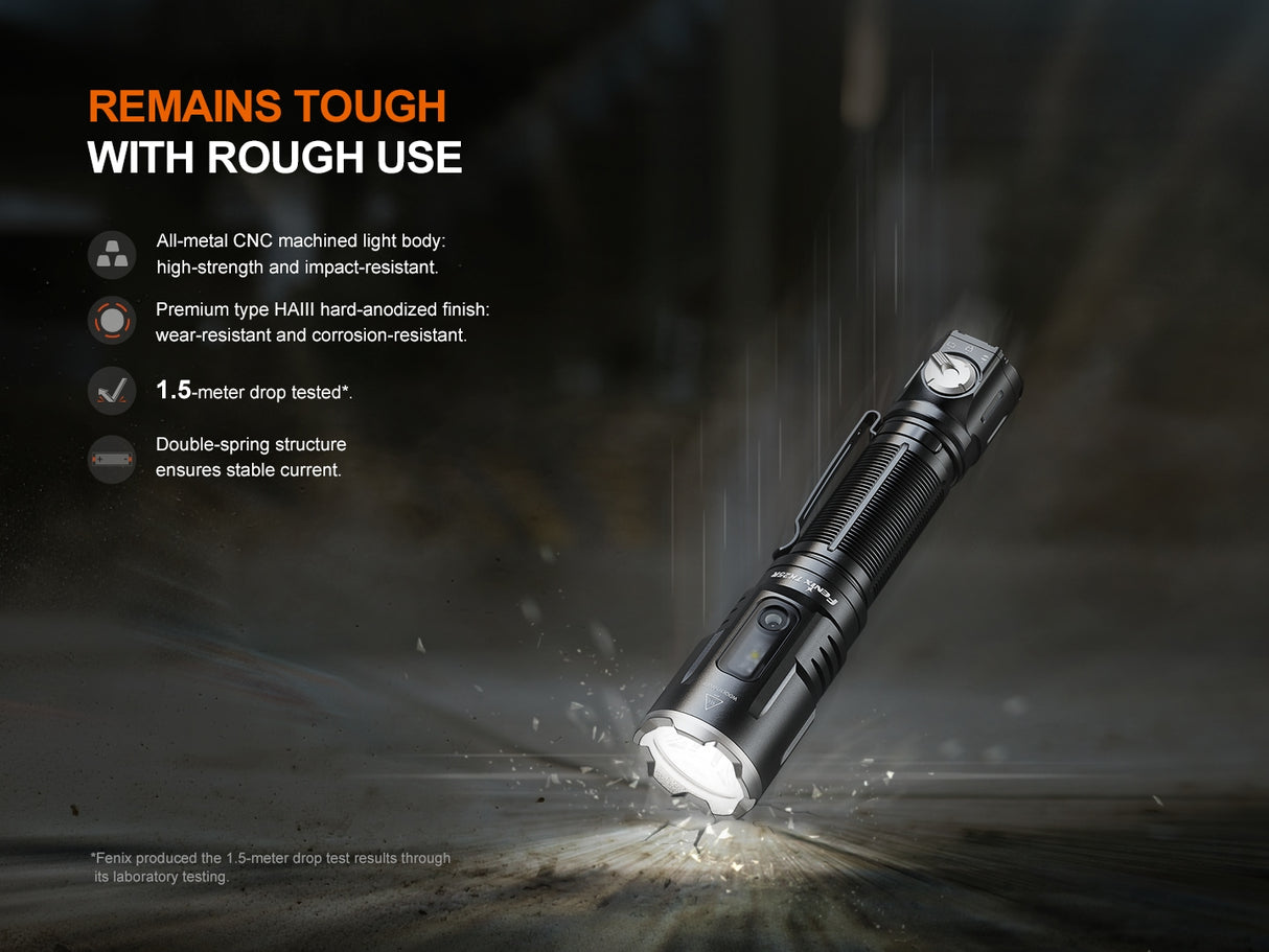 Fenix - Flashlight TK25R, Black