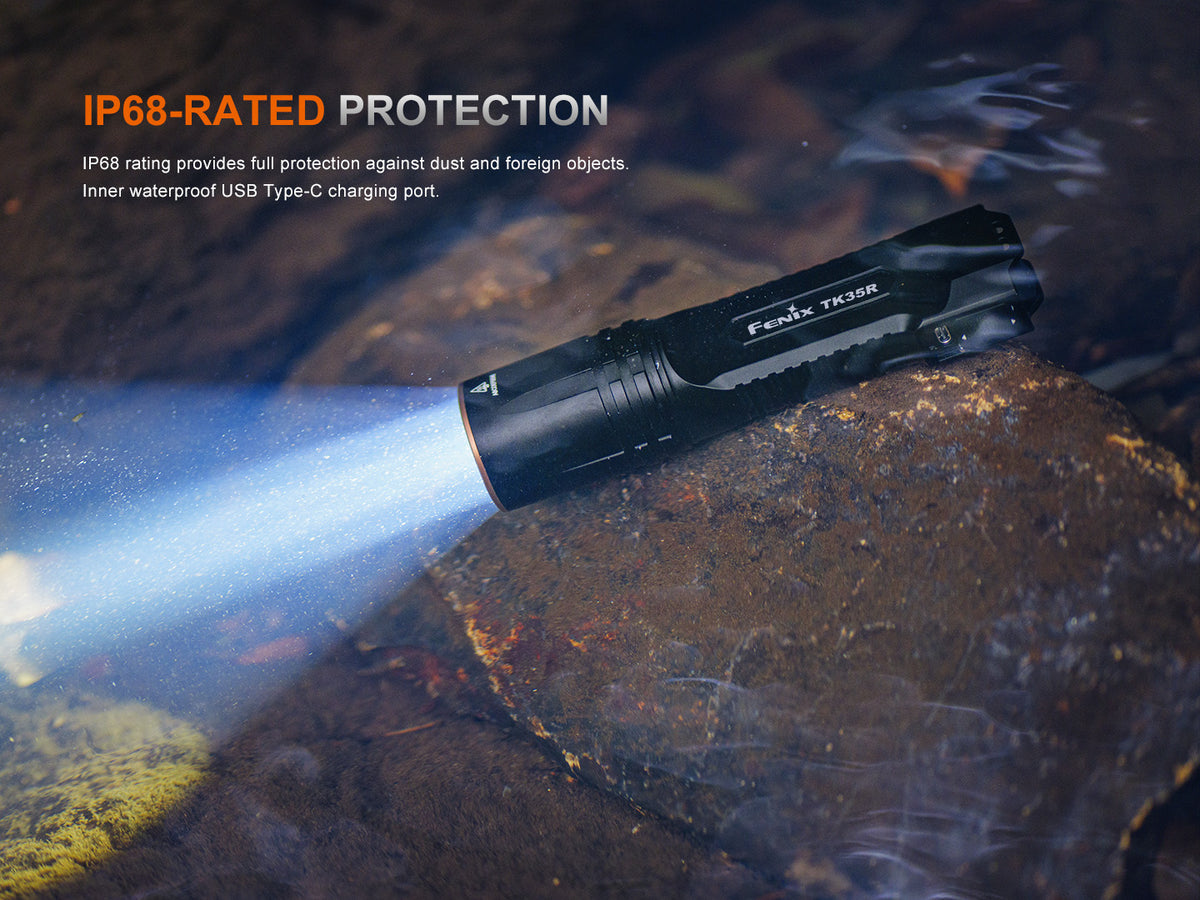 Fenix - Flashlight TK35R, Black