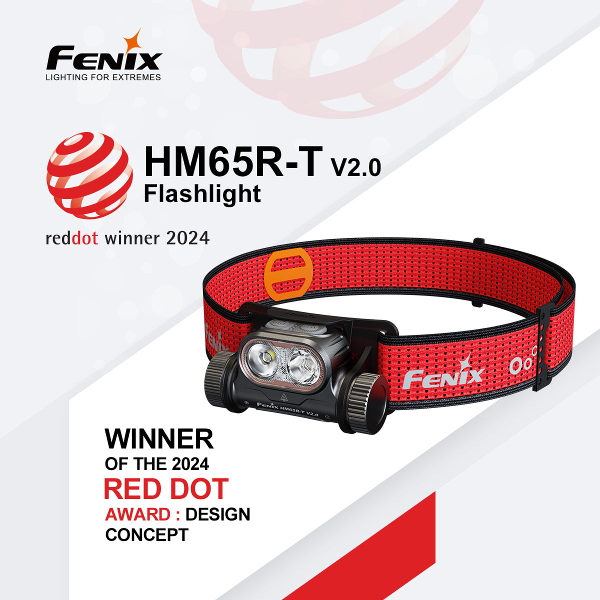 Fenix - Headlamp HM65R-T V2 (1600 lumens)