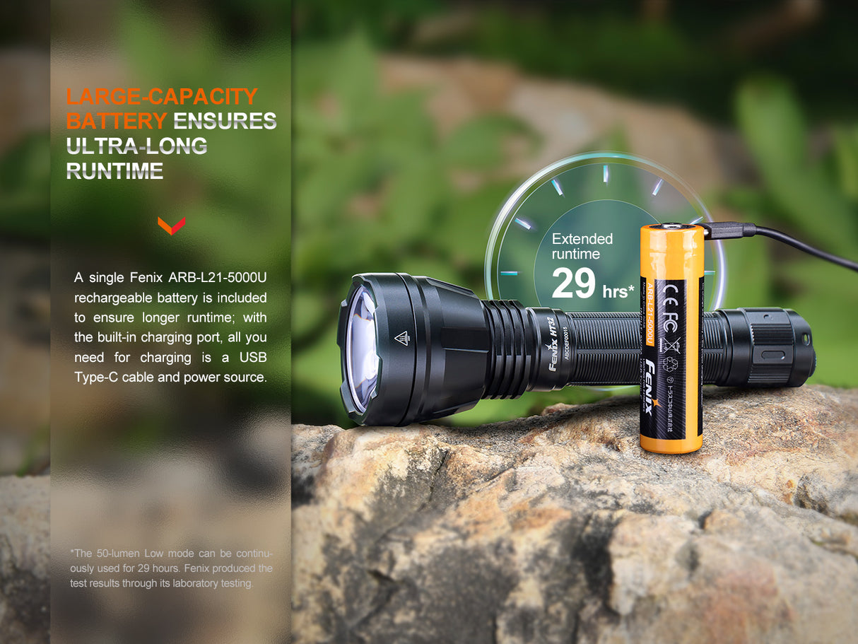 Fenix - Flashlight HT32 (2500 lumens) Black