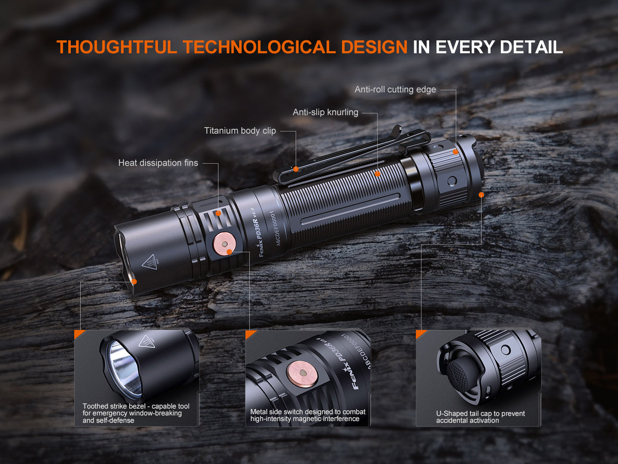 Fenix - Flashlight PD36R V2.0 (1,700 lumens)