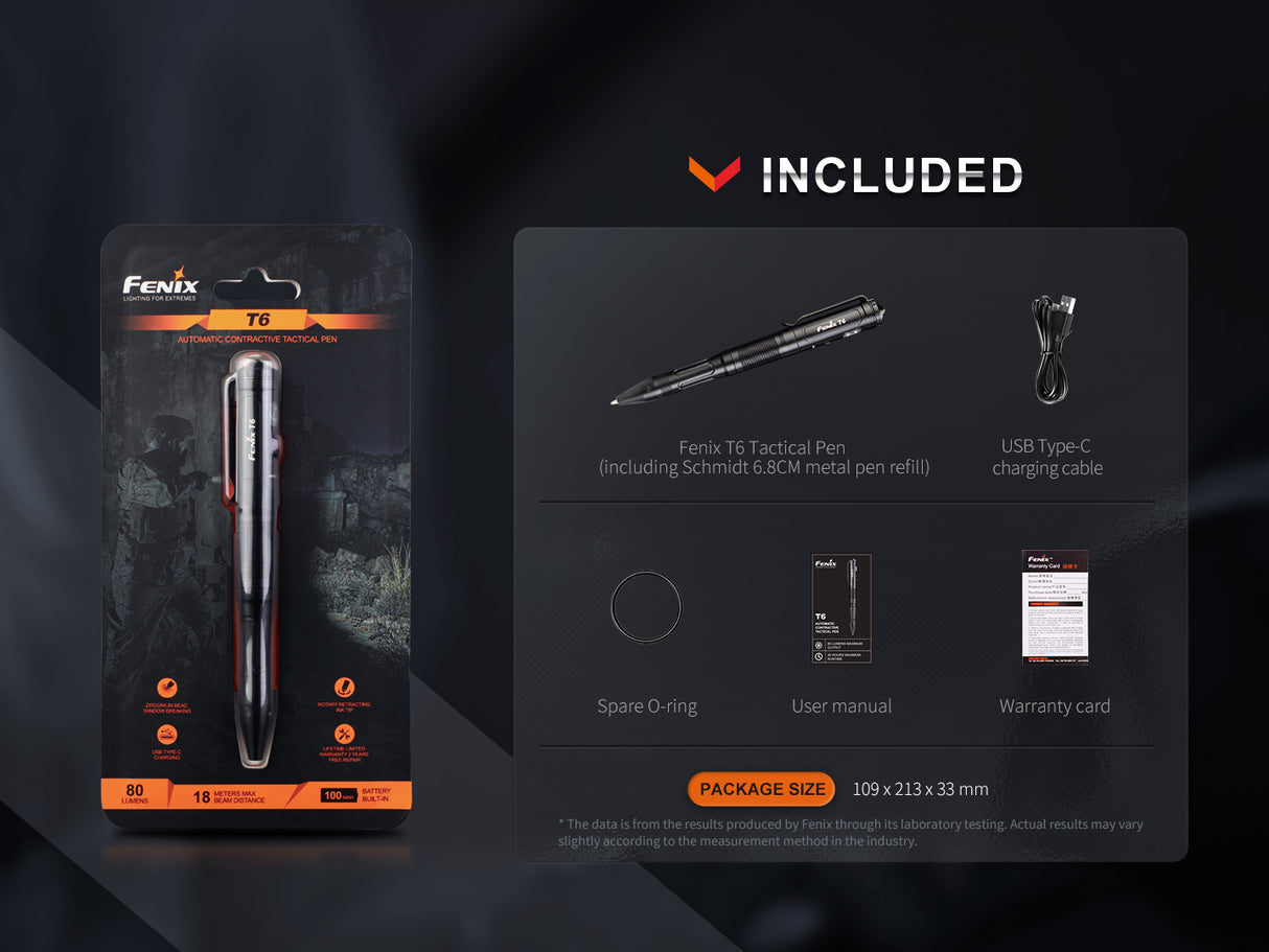 Fenix - Penlight T6 Tactica (80 lumens)