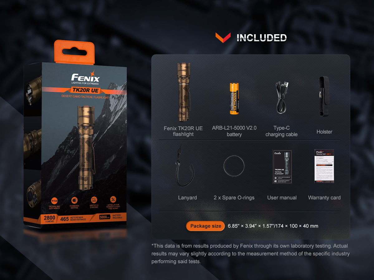 Fenix - Flashlight TK20R UE, Tropic