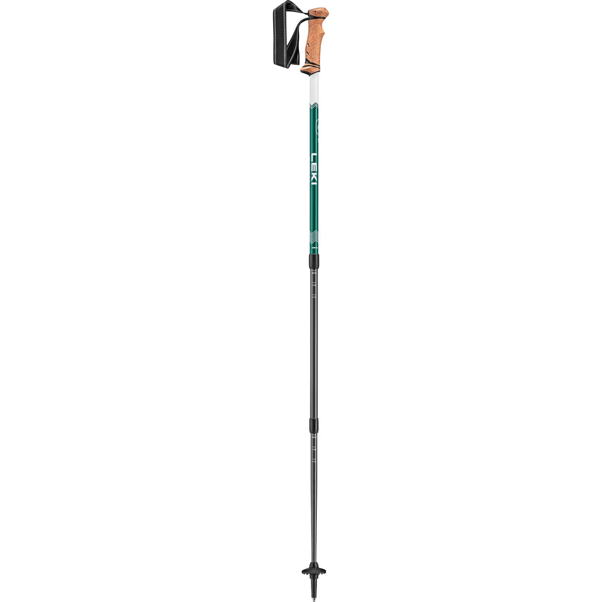 Leki Trail, deep aqua-white