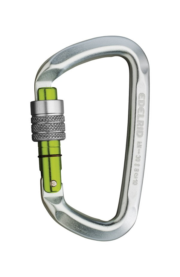 ED Carabiner D-Classic 3000 Screw II, Silver