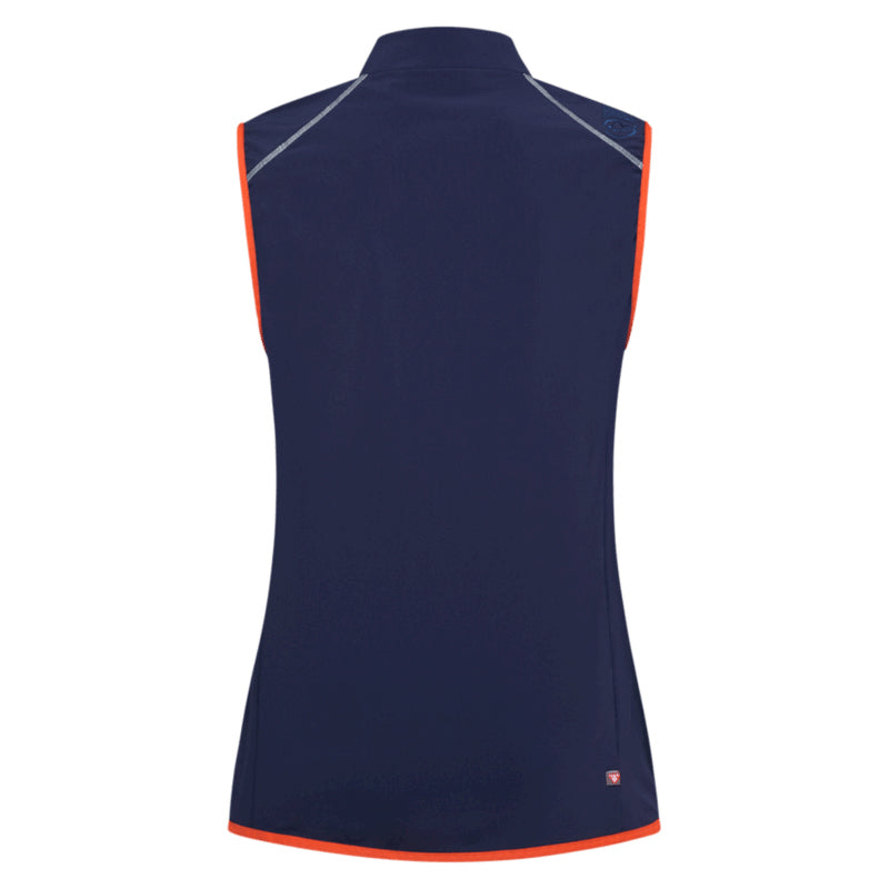 LS Vest - Alya W (S) Deep Sea/Cherry Tomato