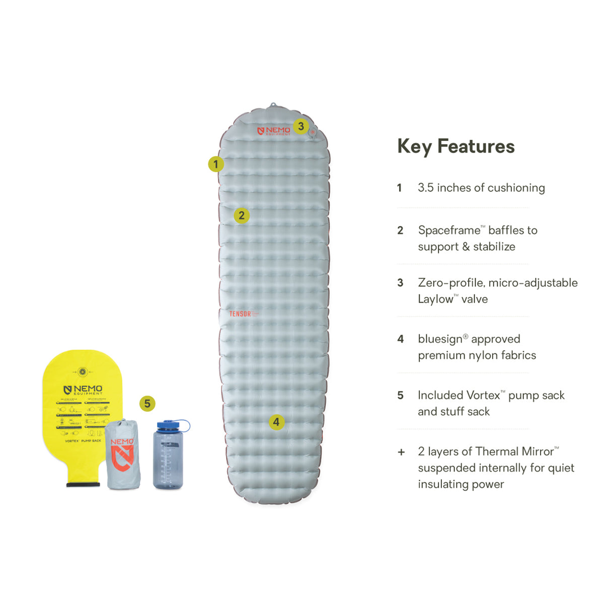 Nemo sleeping pad - Tensor All-Season Reg Mummy