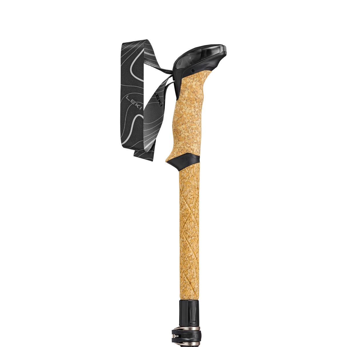 Leki Makalu FX Carbon Compact, natural carbon-grey green-white