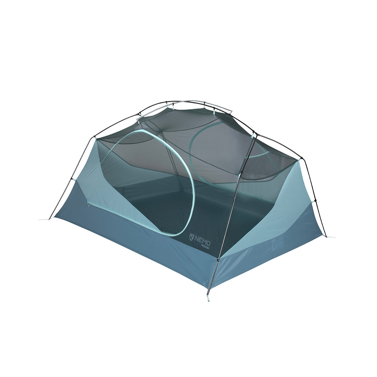 Nemo Tent -  Aurora 2P (Frost/Silt) & footprint