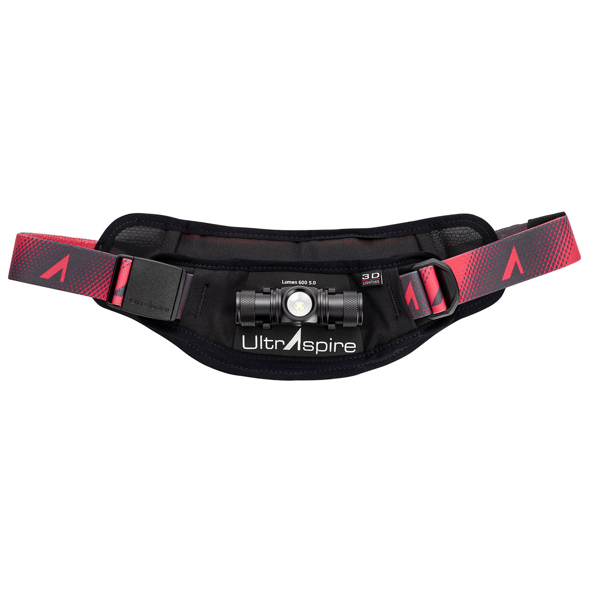 UltrAspire Waist Light - Lumen 600 5.0, Black/Red