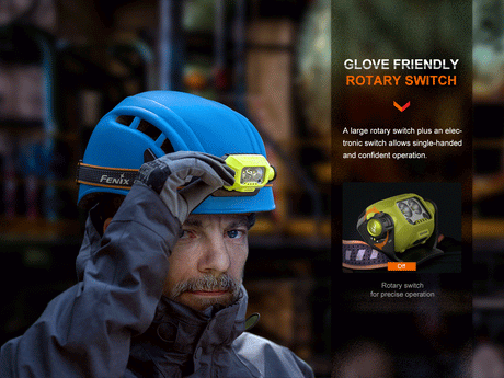 Fenix - Headlamp WH23R (600 lumens) Lime