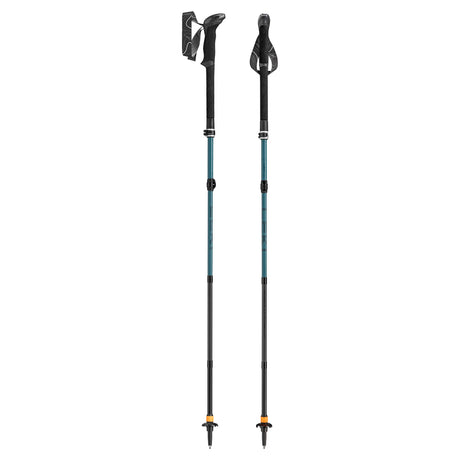 Leki Makalu FX Carbon AS, green blue light-green blue dark-black
