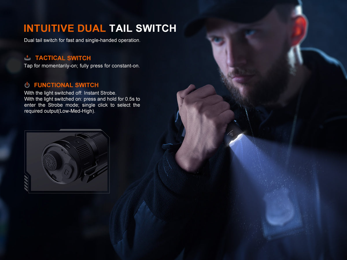 Fenix - Flashlight TK05R, Black