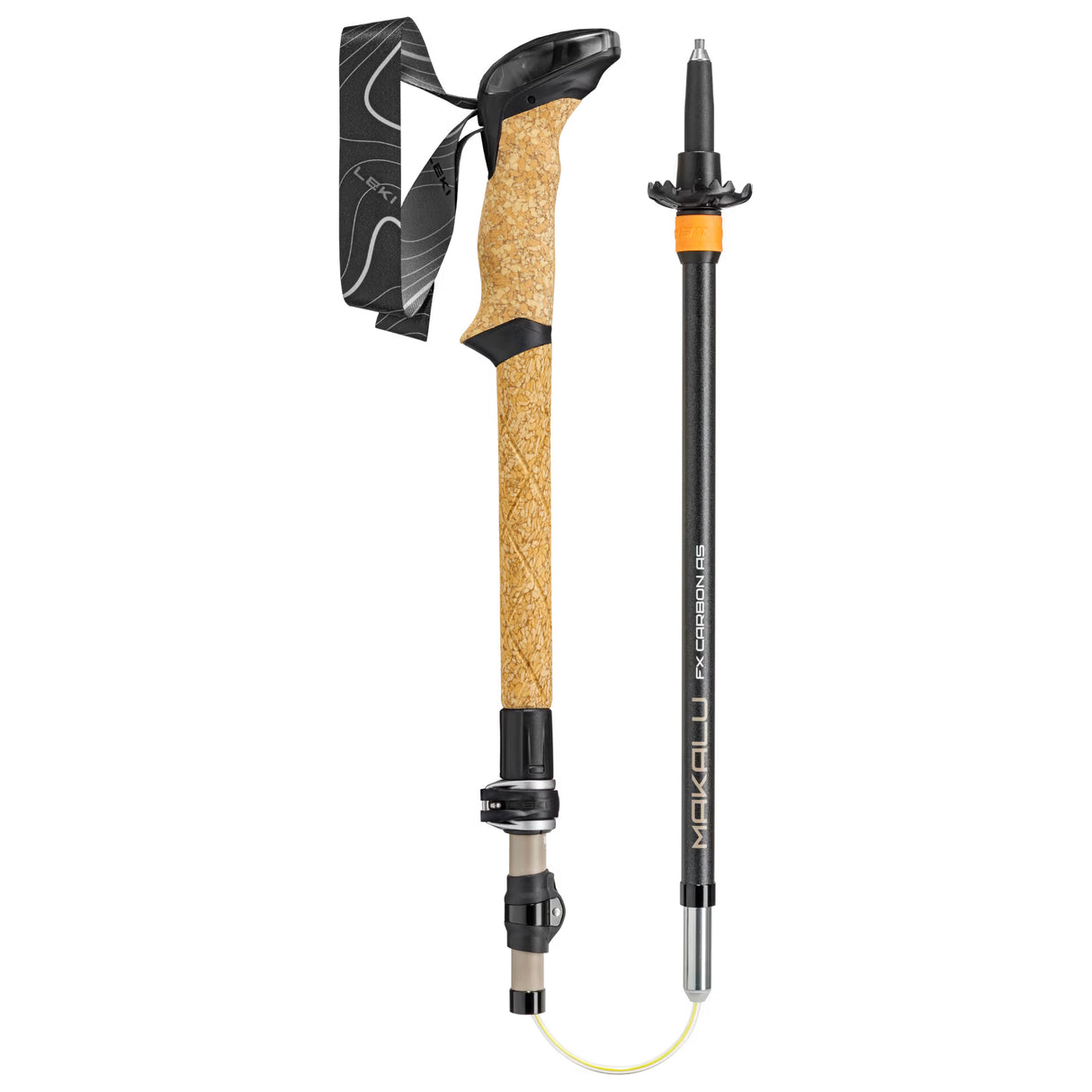 Leki Makalu FX Carbon AS Compact, pale clay light-white-black