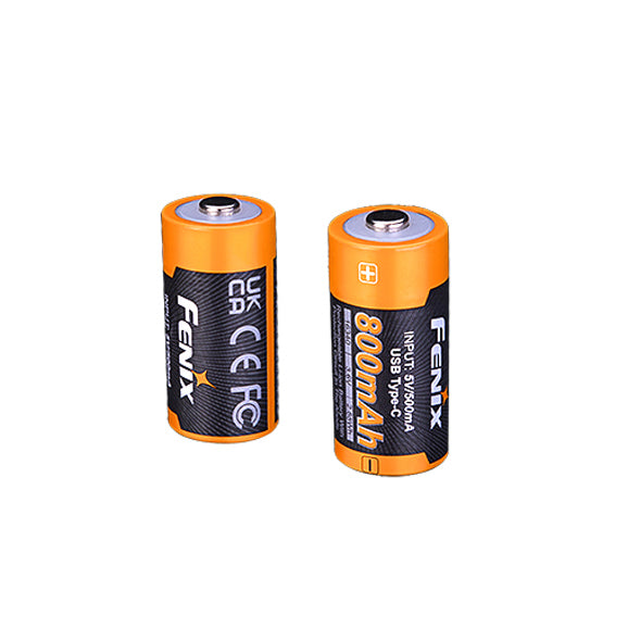 Fenix - Battery 16340 Rechargeable ARB-L16-800UP