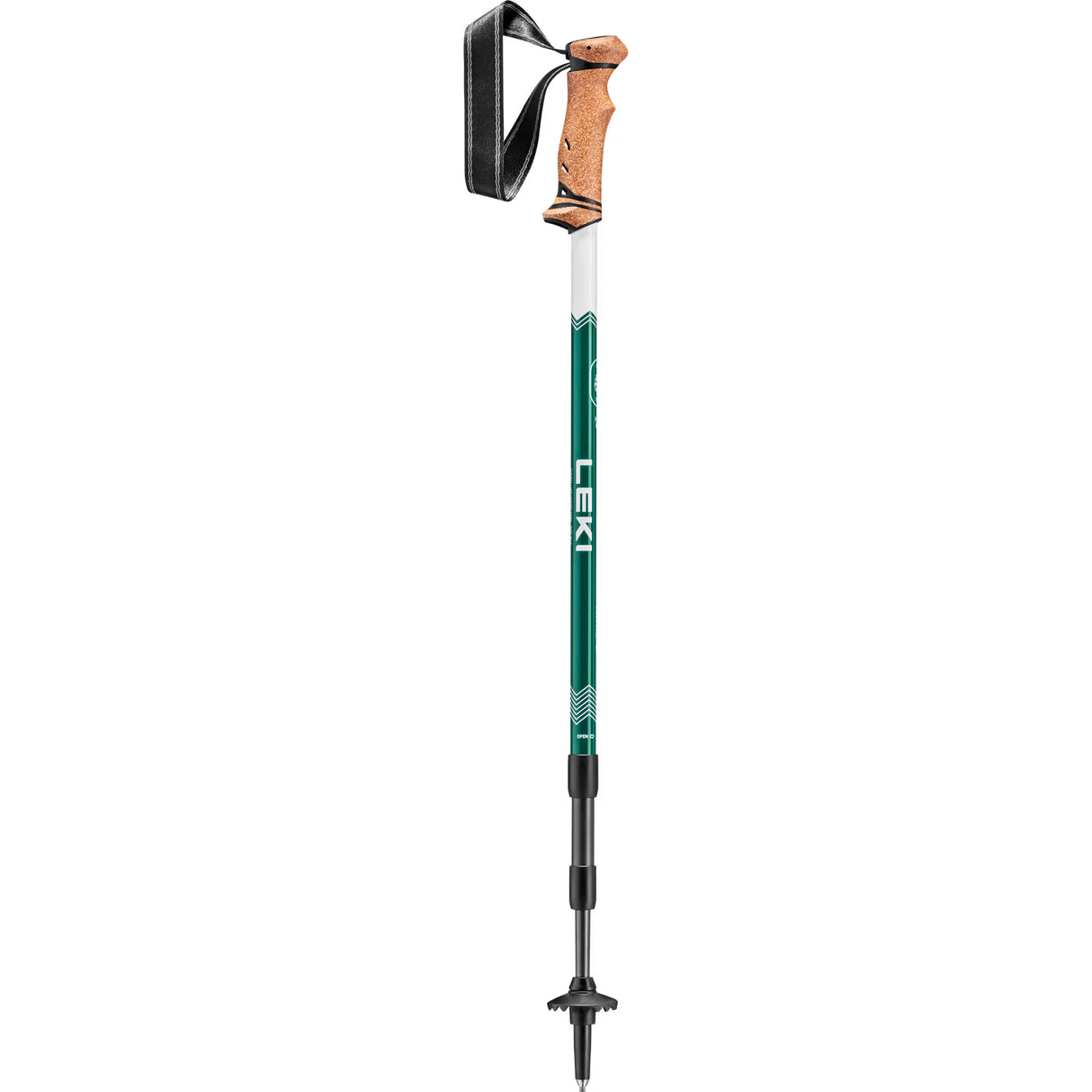 Leki Trail, deep aqua-white