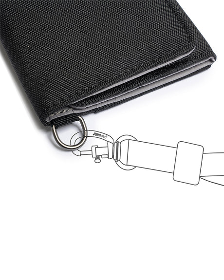 Pacsafe RFIDsafe Trifold Wallet, Jet Black