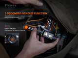 Fenix - Headlamp HM70R(1,600 lumens) Black.