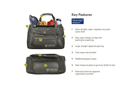 Nemo Bag - Double Haul Convert Duffel 55L (S)