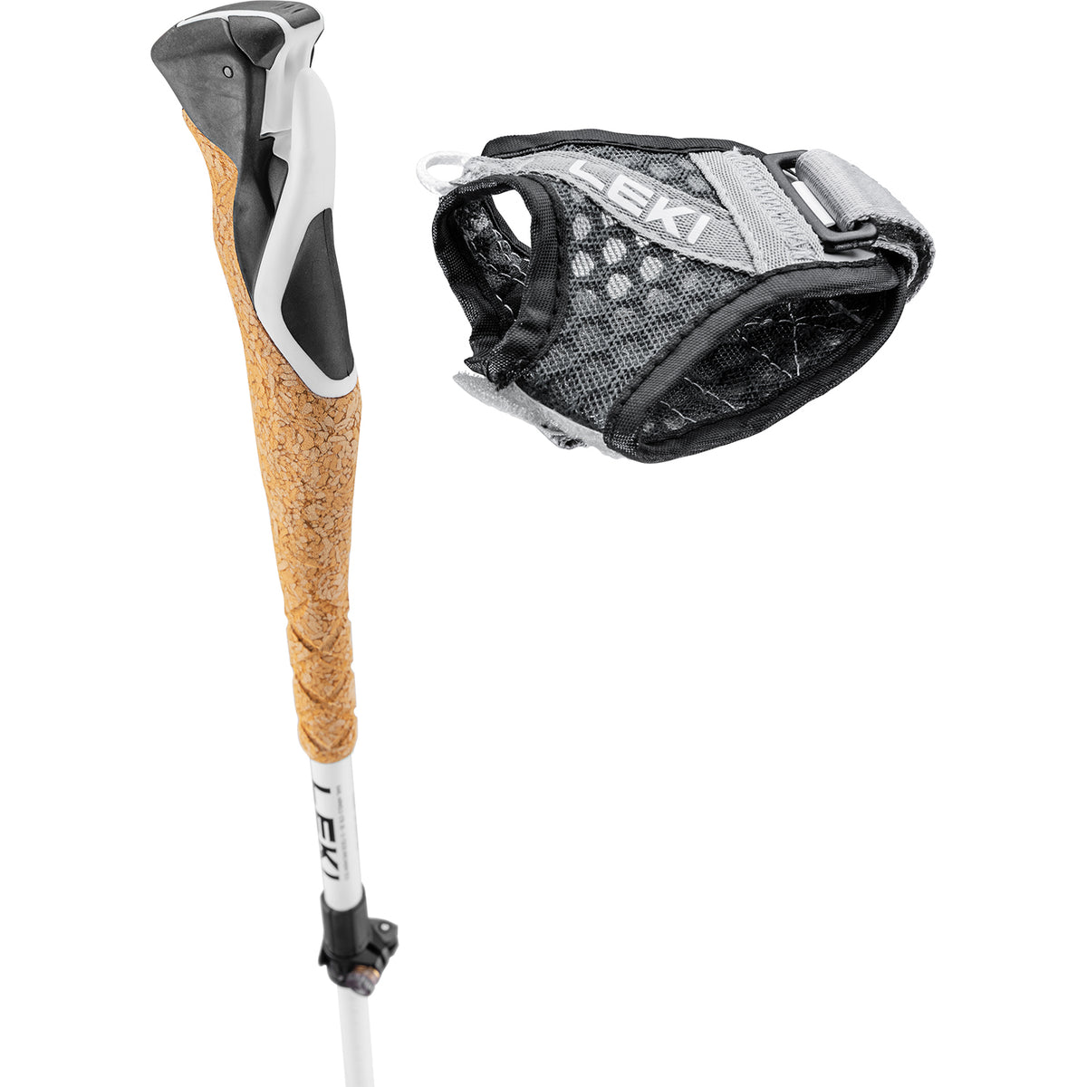 Leki Cross Trail FX Superlite, white-envy-black